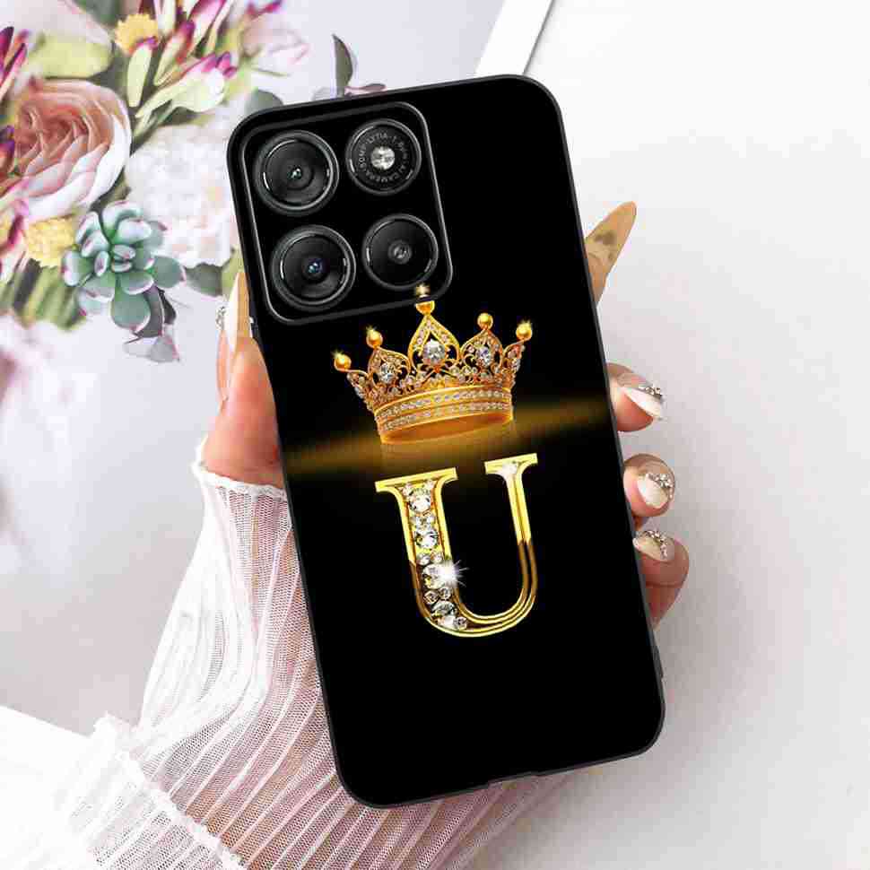 For Motorola Moto G67 Power Case Couple 26 Letters Cover Soft Silicone Phone Cases For Moto G 67 G67 Power Bumper