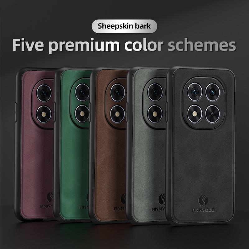 Slim Matte Feeling Leather Phone Case for Xiaomi Redmi Note 15 Pro Plus 5G Note 14 Pro+ 4G Note15 Note14 Protective Cases