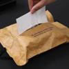 Papiertuch-Set Stoff Taschentuchbox Tasche Staubdicht Wasserdicht Tragbar für Auto Zuhause Büro Innenraum Taschentuchbox Abnehmbares Taschentuch
