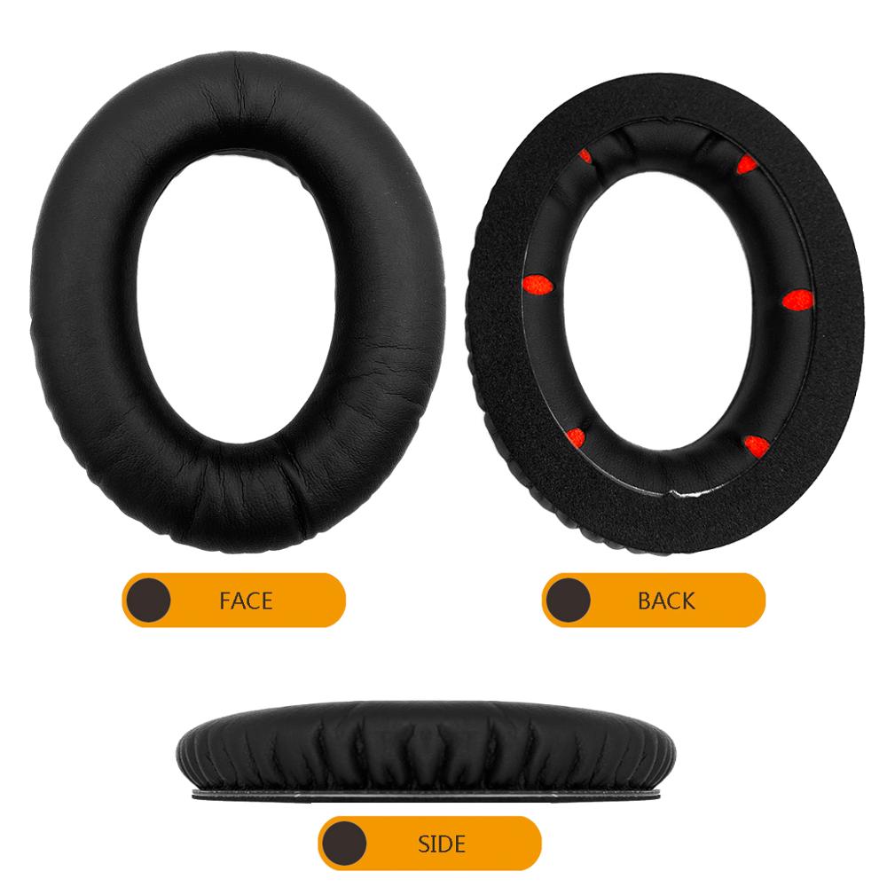 NullMini Replacement Earpads Headband for HyperX Cloud Revolver Revolver S Headphones Leather Sleeve Earphone Earmuff