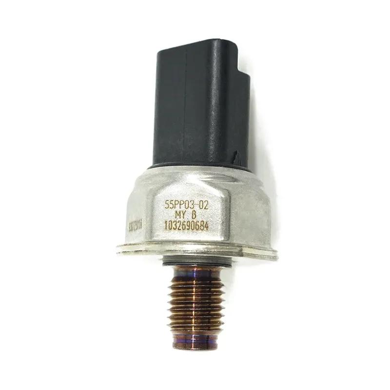 55PP03-02 9307Z511A  Fuel Rail Pressure Sensor For Ford Focus Mondeo Renault Clio Jaguar X-TYPE 2.0 2.2 TDCI
