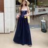 Sommer Spitzen-Patchwork A-Linien-Camisole-Kleid - Damen Schick Schlankmachend Urlaubsstil
