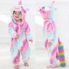 Kigurumi Cat Onesie Kids Unicorn Pajamas for Children Animal Cartoon Blanket Sleepers Baby Costume Winter Boy Girl Jumspuit