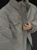 Men's American Style Winter Leather Stand Collar Jacket – Thick, Cold-Resistant, Youth Outerwear.