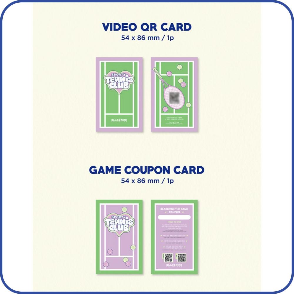 The game PHOTOCARD COLLECTION SPORTY BLACKPINK
