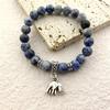 Lucky Natural Stone Beaded Bracelet Fashion Cute Elephant Unisex Bracelet Jewelry Bracelet