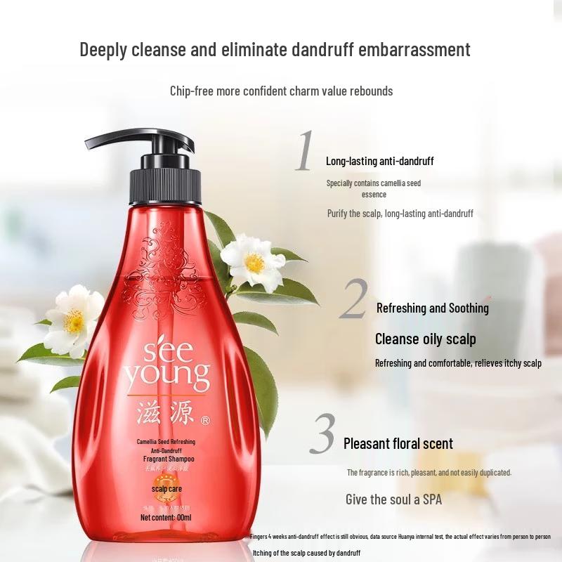 Seeyoung Tea Seed Refreshing Anti-Dandruff Fragrant Shampoo 400ml