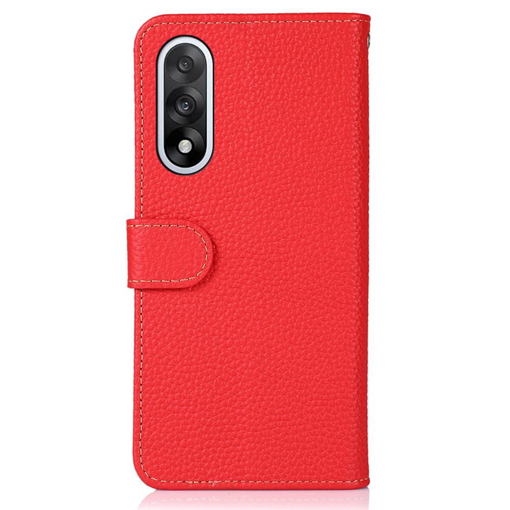 KHAZNEH For OnePlus Nord 5 5G/Ace 5 Ultra 5G Case Genuine Cow Leather Flip Phone Cover