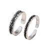 Couple Ring Abyss A Pair of High-end Pairs of Rings, Niche Design Old and Retro, Give Boyfriend Gifts