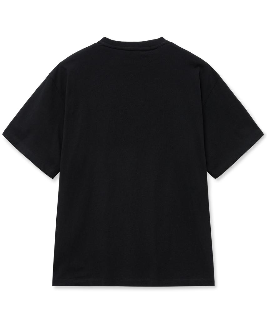 IDWS Logo Printed T-Shirt Black