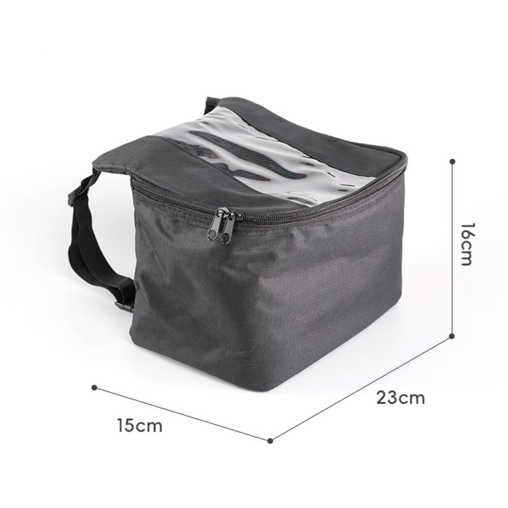 Universal Large Capacity Mountain Bike Bag Waterproof Viewing Window Bicycle Front Bag Electric Scooter Bag
