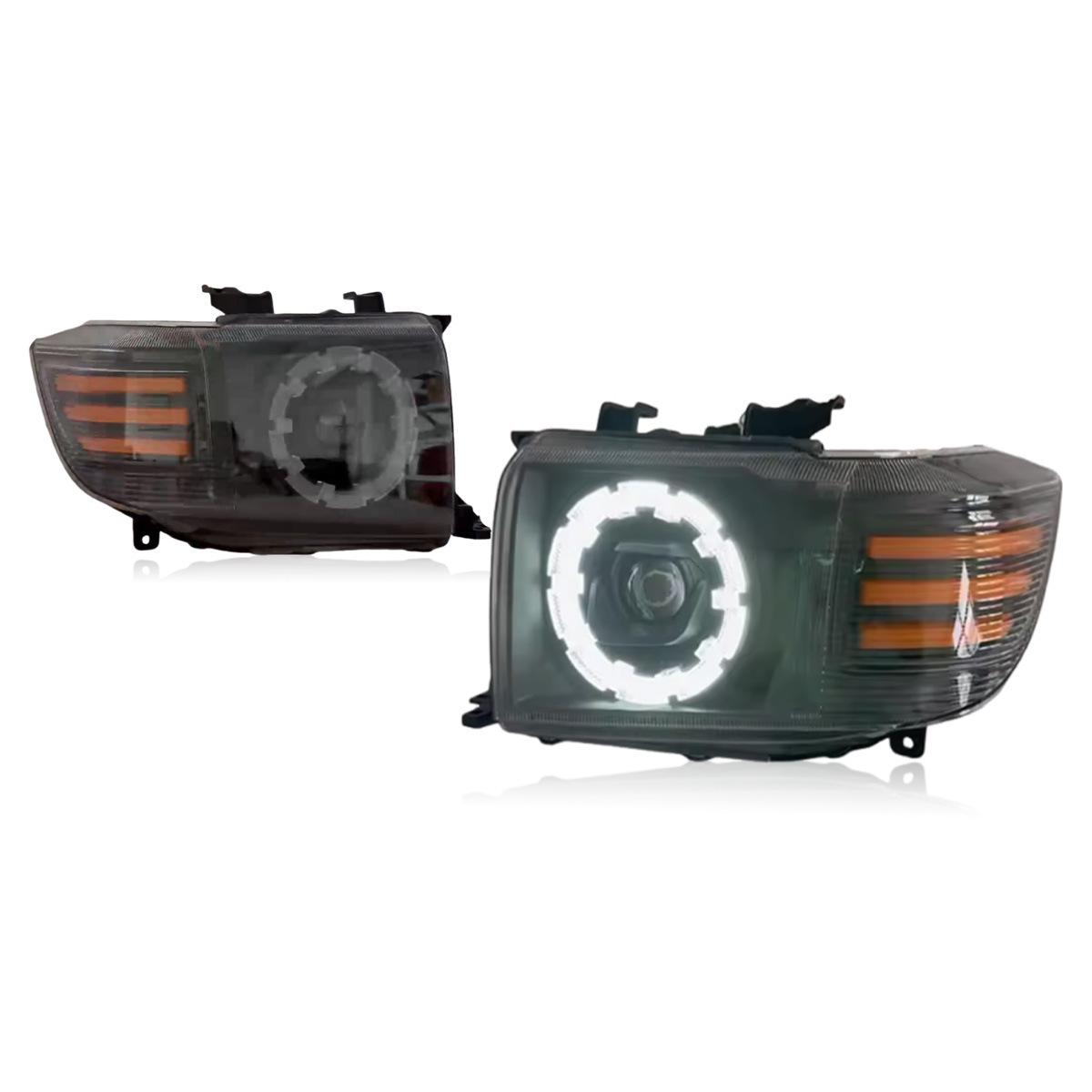 LED Projector Headlights with Turn Signals for Toyota Land Cruiser LC76