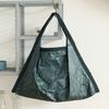 Hylhexyr Maskenförmige Umhängetasche Plissierte DuPt-Papier-Handtasche Lässige Tragetasche Unifarbene Einkaufstaschen Für Damen