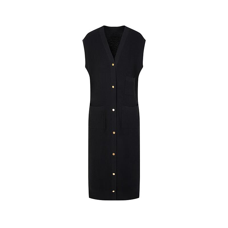 Less 2025 Spring V-Neck Loose Sleeveless Dress