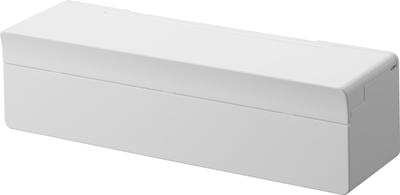 Yamazaki Jitsugyo Film Hook Cutting Board Sheet Case White Main Body Approximately W30 X D8.8 X H8cm (Lid Open H15.5cm) Tower Stores In Box Cutting