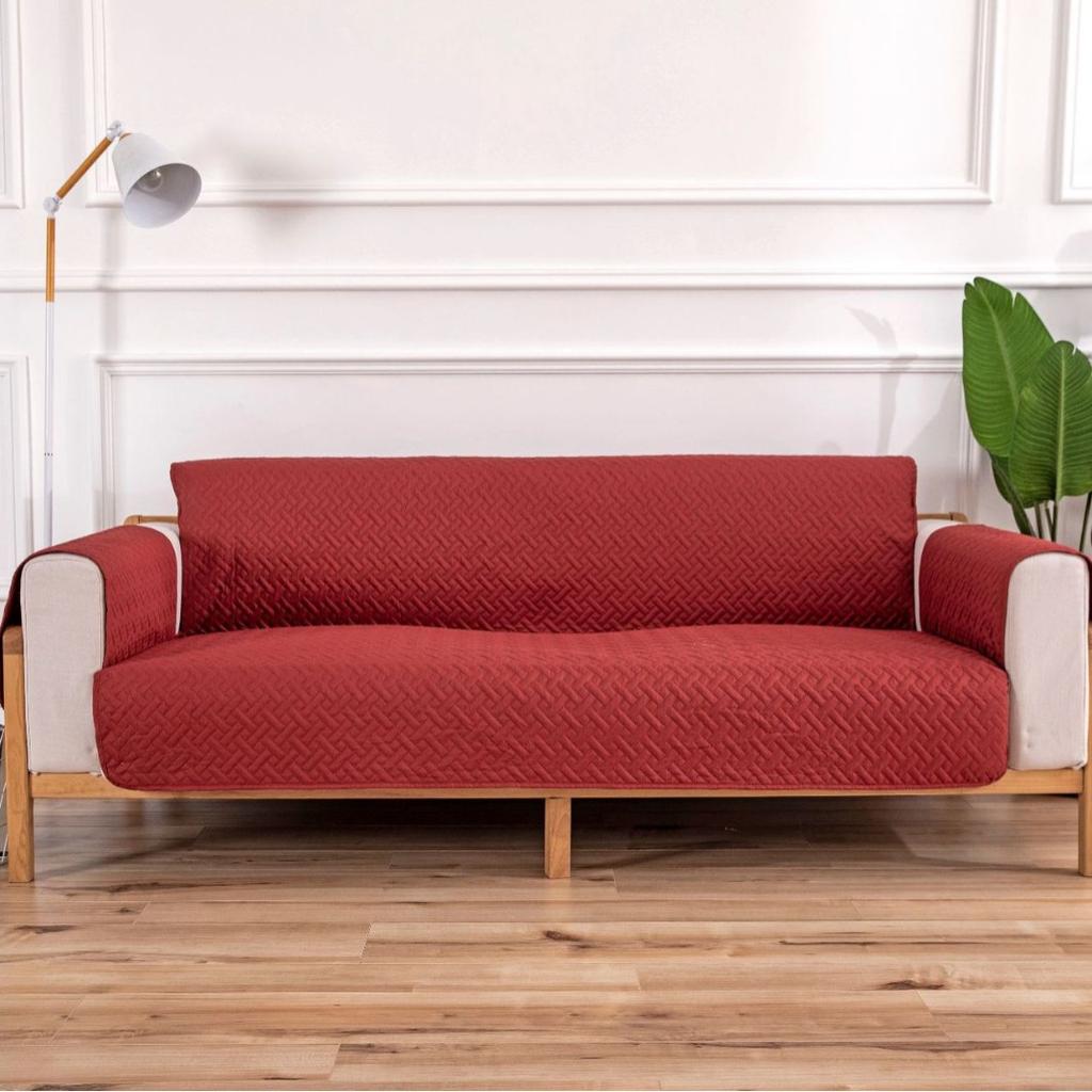 1/2/3 Seater Waterproof Sofa Cover for Pet Dog Kids Mat Furniture Protector Cushion Washable Grid Couch Slipcovers Living Room