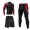 Men's Quick-Dry Long Sleeve Sports Set - Fitness & Basketball Training Suit