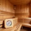 Professional Wooden Hygrometer Thermometers with Clear Readability Wood Humidity Temperature Gauges for Sauna Rooms
