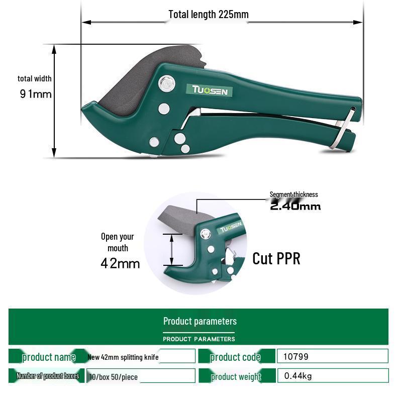 PVC Pipe Cutter: Professional Fast-Cut Tool for Water, Conduit, and Hot Melt Pipes