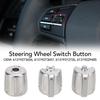 3pcs Steering Wheel Control Button Multifunction ABS 61319273656 Replacement for F10 F11 F18 F20 F21 F26