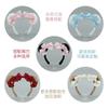 Handmade Kawaii Bear Ear Headband Women Soft Plush Animal Hair Accessory Sweet Style