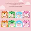 7*7+3cm Self Adhesive Bag 10*10cm+3cm Christmas Birthday Bags  Party Supplies