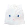[LIVEWORK] LIVEWORK POPUREE Wäscheleine Beutel, Groß (Weiß), Damen, Niedliches Charakterdesign, Stilvolles Geschenk, Beliebter Kordelzugbeutel