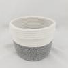 Cotton Rope Basket Large Toys Storage Woven Basket Decorative Round Closet Organizer for Clothes Towels Blankets