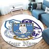 Sheffield Wednesday Football Club Custom Name Round Area Rug,Carpet Rug for Living Room Bedroom Sofa Playroom Decor,Non-slip Floor Mat