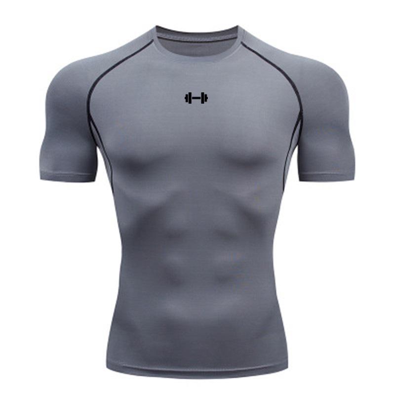 Men's Summer Quick-Dry Compression Running T-shirt