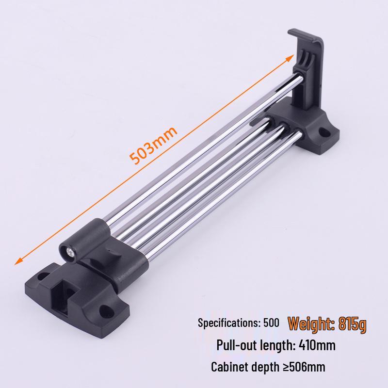 Retractable Wardrobe Hanging Rod - Modern Minimalist Clothes Hanger