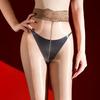 High Lace Waist Ultrathin Women's Pantyhose Sexy Shiny Smooth Glossy Tights Sheer Transparent Tights Woman Stocking Lingerie