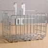 Front Bike Basket Reinforced Hook Design Black Normal