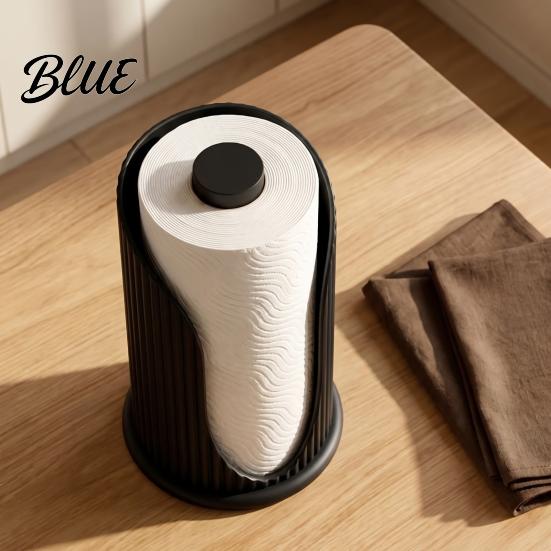 Easy Access Paper Print PLA Roll Holder Vertical Striped Towel Rack Modern 3D Standing Durable