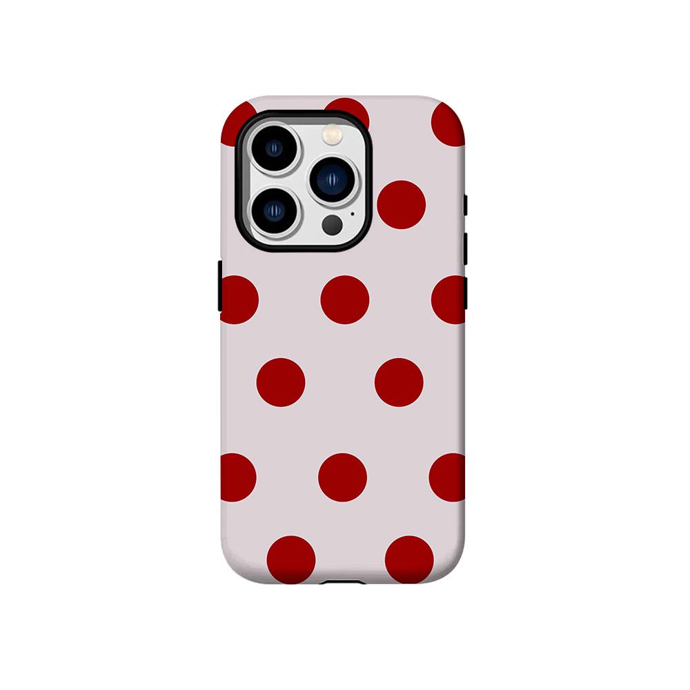 Luxury Clmj Colored dot grid Phone Case for iPhone 17 16 15 14 13 12 11 Air Pro Max Plus Luxury Double-layer Back Cover