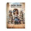 2026-2030 Maandelijkse Planner Spiraalgebonden A5 Formaat Maandelijks Schema Organizer Notitieboek met Duurzame Kaft en Ruim Schrijfoppervlak voor Lange Termijn Planning