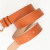 Women'S Belt Fashion Alloy Belt Simple Personalized Decorative Dress Jeans Belt