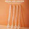 1/4Pcs Straw Cleaner Brush 4 Diameters Full Coverage Bristles Extra Long Pipe Straw Cleaners Brush For Tumbler Sippy Cup Kettle