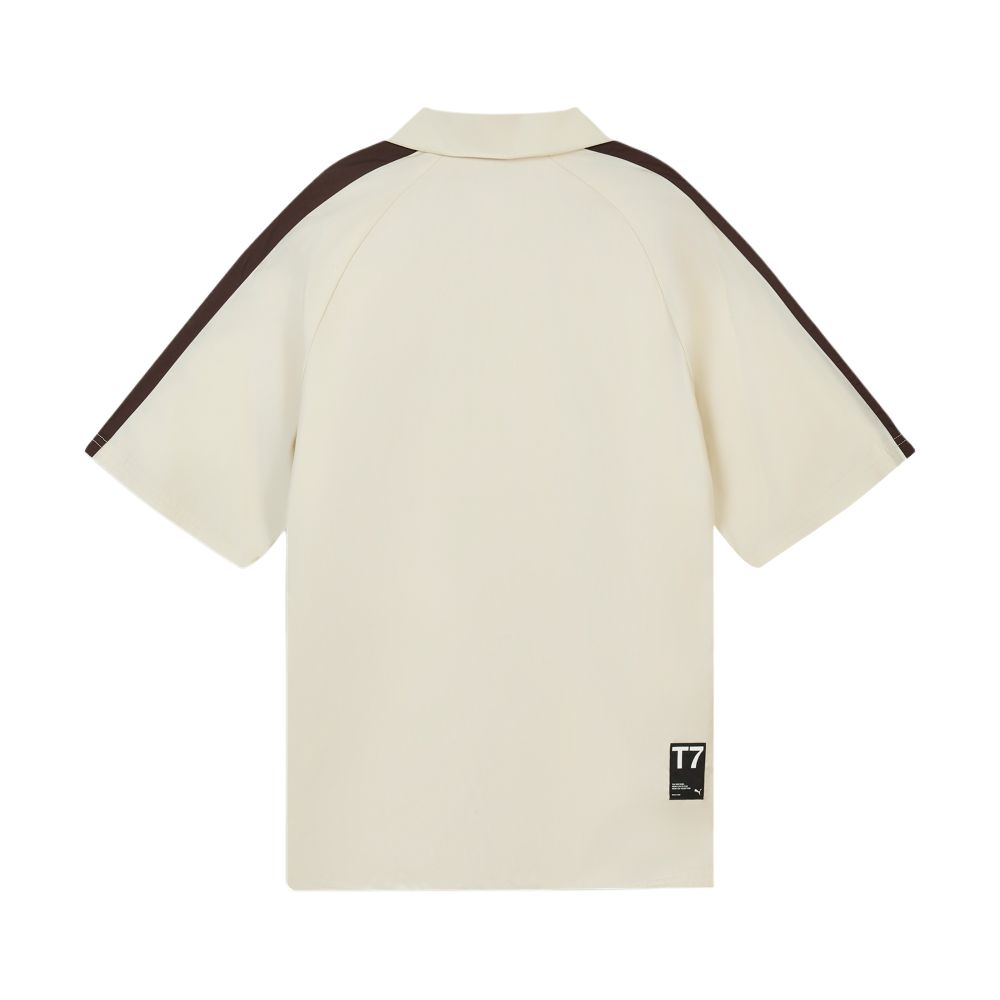Puma T7 Sports Casual Button Short Sleeve Shirt Unisex Shirts 63845987