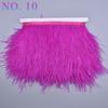 10 metrů barevná stuha z pštrosího peří 8-10 cm páska ozdoby šití kostým pštrosí peří ozdoba třásně sukně oblečení DIY dekor