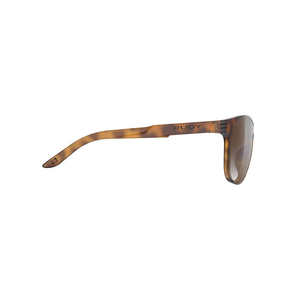 Sports Sunglasses SOUNDSHIELD Demitrurtle Deg [Rudy Project] Gloss/Brown SP733650-0000