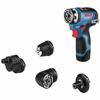 Bosch Professional GSR 12V-35 FC + GFA 12-H + GFA 12-B + L-BOXX Drill Driver - 06019H300B
