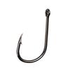 500pcs Barbed Fishing Hook Replacement Circles Hook Carbon Steel Eyed Fish Hook Rustproof Fishing Jig Hook Easy To Use