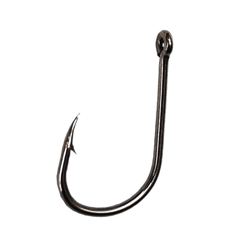 500pcs Barbed Fishing Hook Replacement Circles Hook Carbon Steel Eyed Fish Hook Rustproof Fishing Jig Hook Easy To Use