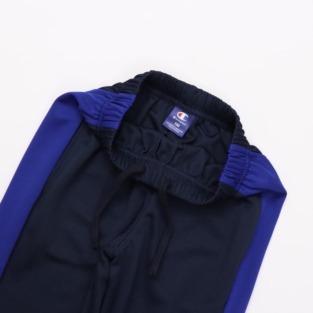 Champion Long Sleeve Tracksuit Set with Script Basic Sports Training Blue Kids' (2-Pack) Logo, Quick-Drying, Suit, (CK-BSW05)