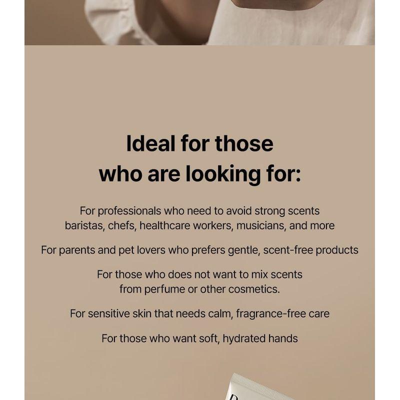 MD'S PICK - De Barista Fragrance Free Hand Cream Ultra