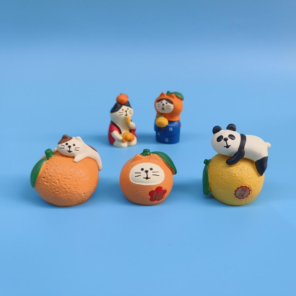 Resin Cat And Bird Garden Decor With Zakka Style For Home Office Display