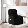 Massage Relax Chair Black Fabric