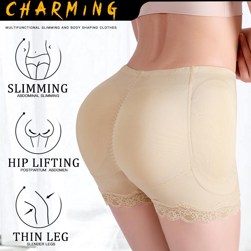 Women's Peach Lift Padded Panties: Plus Size Hip Shaper & Tummy Control