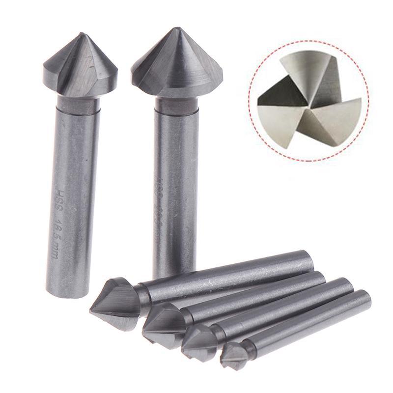 

Countersink Drill Bit Высокоскоростная сталь 3 Флейта 90 градусов Фаска Резак